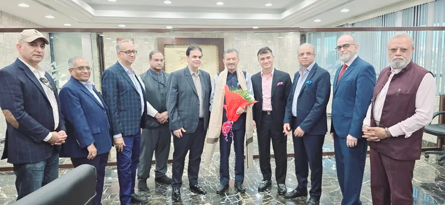 The Ambassador of India, Dr. Deepak Mittal, visits TEXMAS, 2025