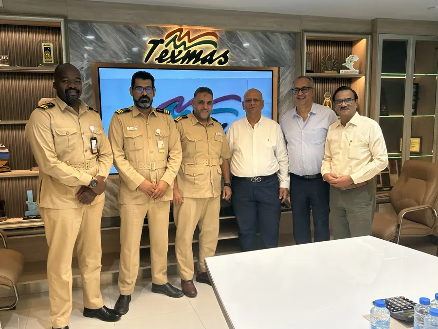 Hosting Dubai Municipality officers at the TEXMAS office, 2024