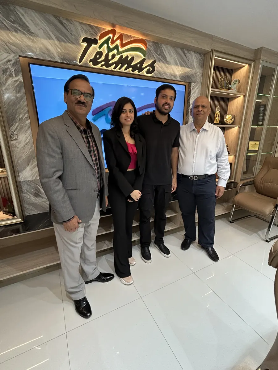 China Homelife visitors at the TEXMAS office, 2024