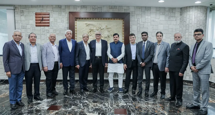 Chief Minister Dr Mohan Yadav of Madhya Pradesh at Dubai Textile City, 2025