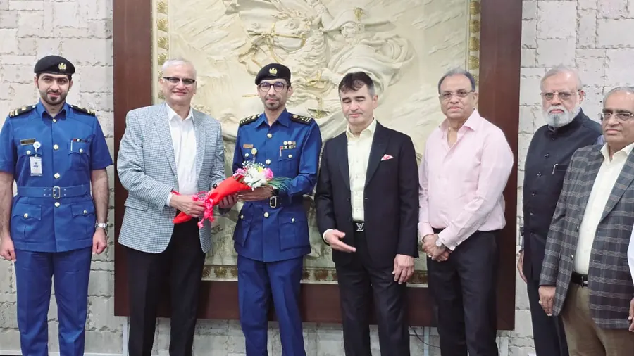 A Dubai Customs delegation welcomed with flowers, 2026