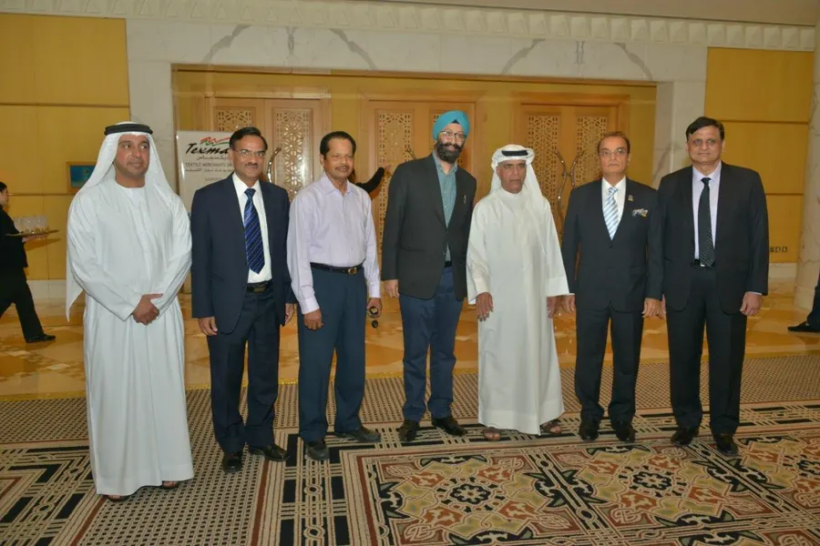 TEXMAS and Dubai Customs officials at the mass wedding reception, 2021
