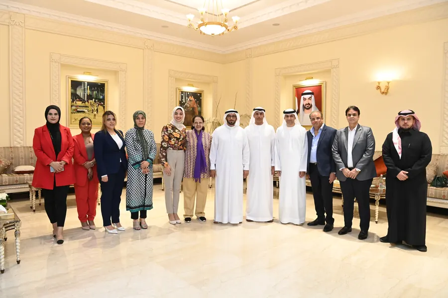 At the Dubai Customs charity mass wedding, 2024